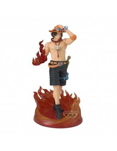 Figura banpresto one piece the shukko logia portgas d.ace special edition