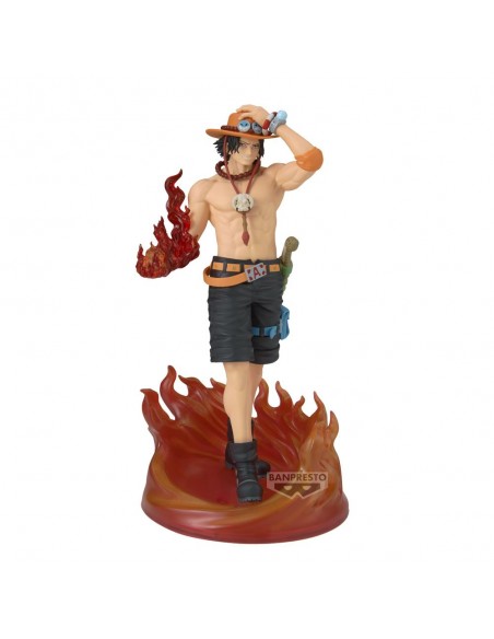 Figura banpresto one piece the shukko logia portgas d.ace special edition