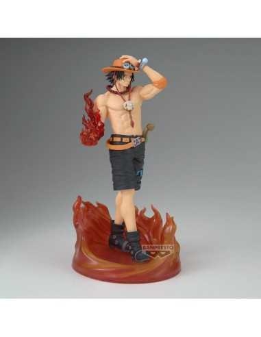 Figura banpresto one piece the shukko logia portgas d.ace special edition
