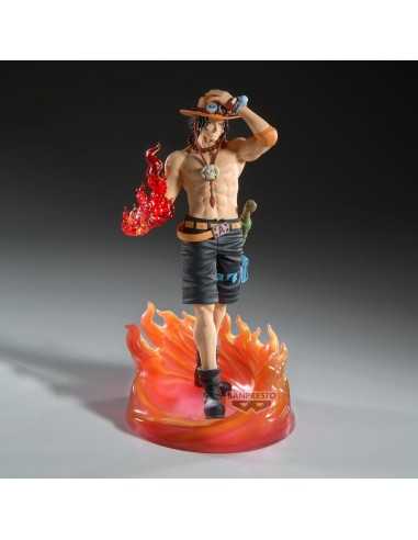 Figura banpresto one piece the shukko logia portgas d.ace special edition