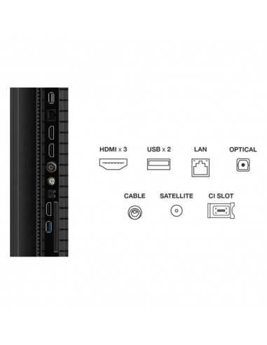 Tv tcl 75 pulgadas qled 4k uhd - 75p7k - google tv