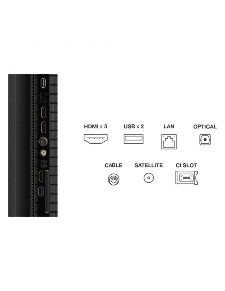 Tv tcl 75 pulgadas qled 4k uhd - 75p7k - google tv