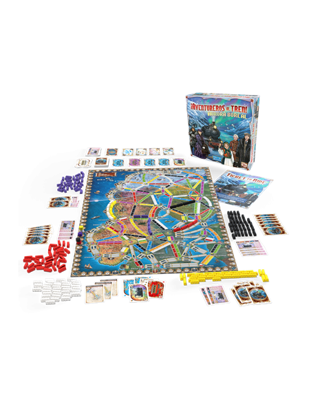 Juego de mesa ¡aventureros al tren! aurora boreal Juego de mesa ¡aventureros al tren! aurora boreal