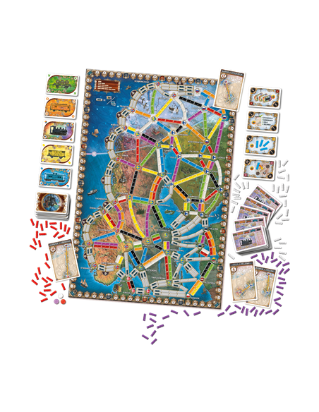 Juego de mesa ¡aventureros al tren! aurora boreal Juego de mesa ¡aventureros al tren! aurora boreal