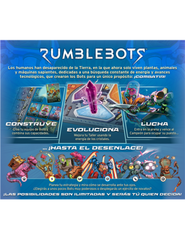 Juego de mesa rumblebots