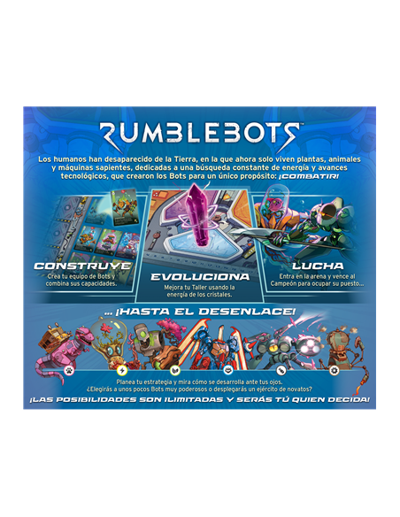 Juego de mesa rumblebots Juego de mesa rumblebots