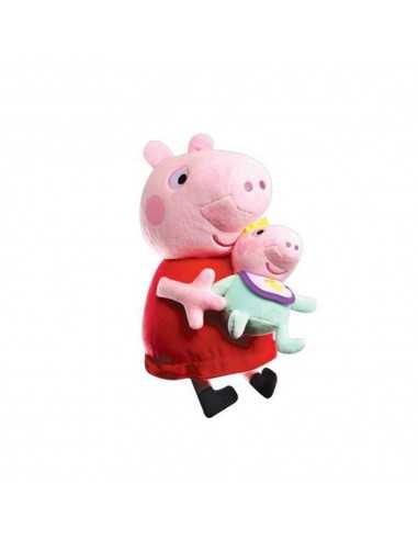Peluche peppa pig con bebe