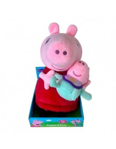 Peluche peppa pig con bebe