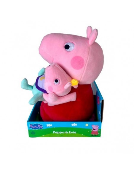 Peluche peppa pig con bebe