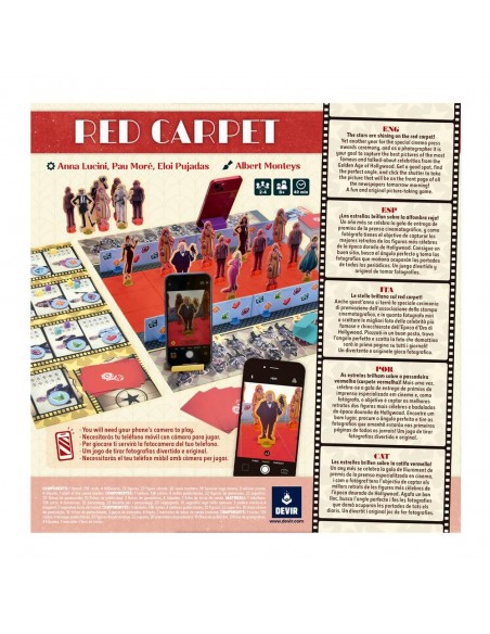 Juego de mesa red carpet