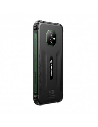 Telefono movil smartphone rugerizado hammer ranger 4g - 8gb - 256gb - 6 pulgadas - negro - verde