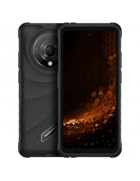 Telefono movil smartphone rugerizado hammer iron 6 5g - 6gb - 128gb - 6.56 pulgadas - negro