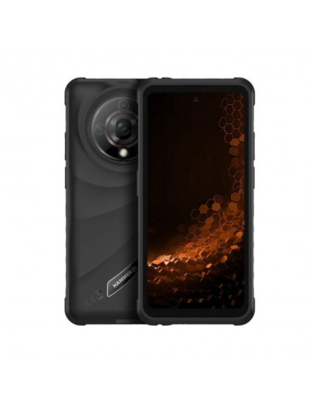 Telefono movil smartphone rugerizado hammer iron 6 5g - 8gb - 256gb - 6.56 pulgadas - negro