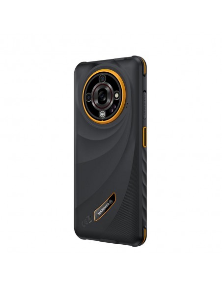 Telefono movil smartphone rugerizado hammer iron 6 5g - 8gb - 256gb - 6.56 pulgadas - negro - naranja