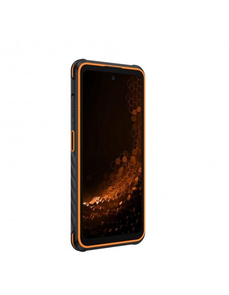Telefono movil smartphone rugerizado hammer iron 6 5g - 8gb - 256gb - 6.56 pulgadas - negro - naranja