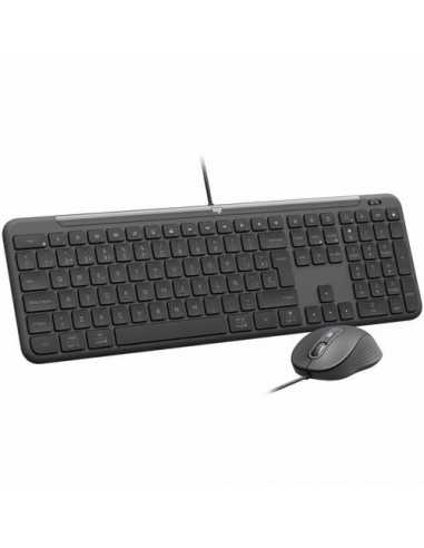 Teclado + raton logitech mk620 negro