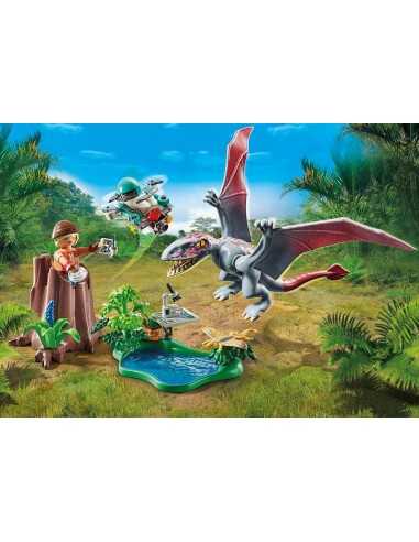 Playmobil observatorio con dimorphodon