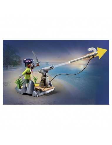 Playmobil batalla con el cangrejo gigante