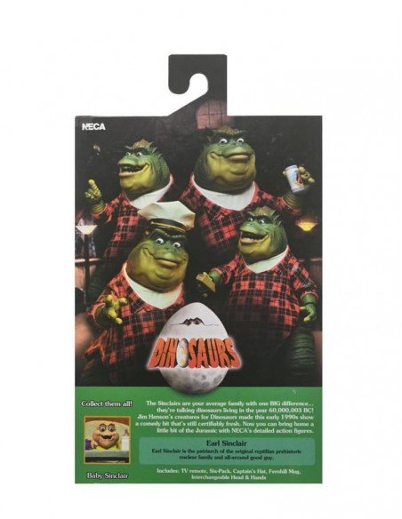 Ultimate earl sinclair scale action fig. 18 cm dinosaurs Ultimate earl sinclair scale action fig. 18 cm dinosaurs
