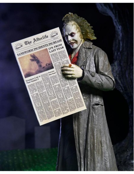 Ultimate beetlejuice tour guide the bio - exorcist scale action fig. 18 cm beetlejuice 1988 Ultimate beetlejuice tour guide the bio - exorcist scale action fig. 18 cm beetlejuice 1988