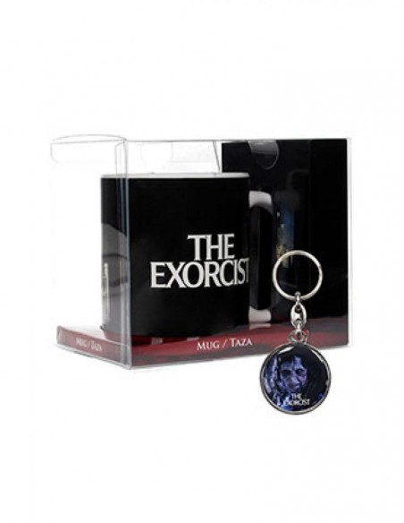 Poster taza + regalo llavero metalico el exorcista