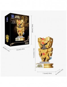Gemini mini set construccion 13 cm saint seiya