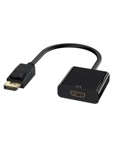 Cable displayport a hdmi ewent 0.15m - macho - hembra - negro