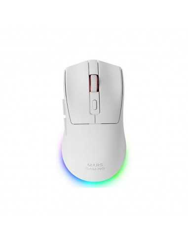 Raton inalambrico mars gaming mm - t3w blanco
