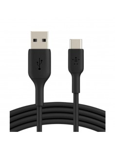 Cable usb tipo c a usb tipo a belkin 2m - macho - macho - negro