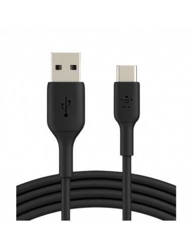 Cable usb tipo c a usb tipo a belkin 2m - macho - macho - negro