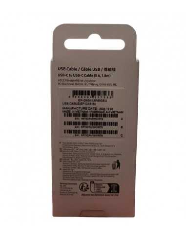 Cable usb tipo c samsung 1.8m - macho - macho - blanco
