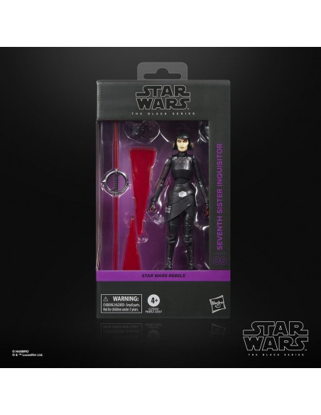 Figura hasbro star wars rebels the black series seventh sister inquisitor