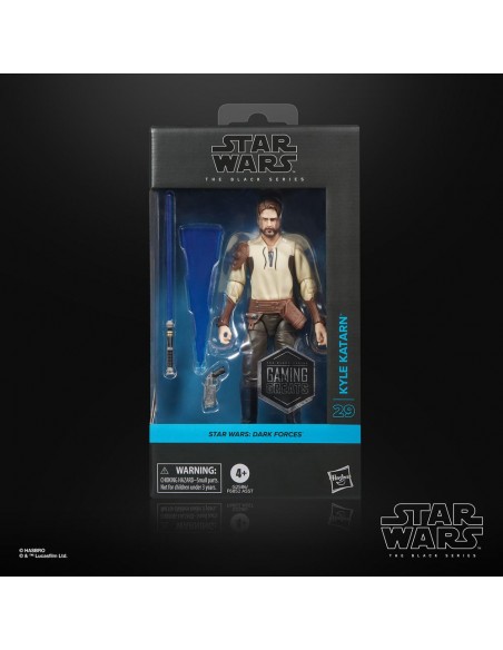 Figura hasbro star wars: dark forces the black series kyle katarn
