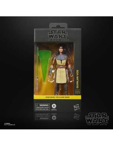 Figura hasbro star wars the clone wars the black series quinlan vos