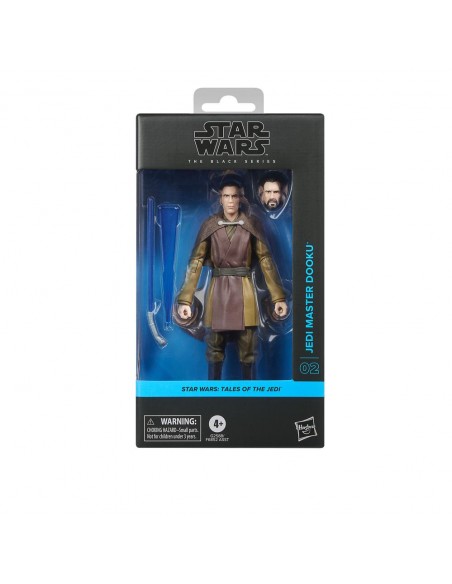 Figura hasbro star wars tales of jedi the black series jedi master dooku