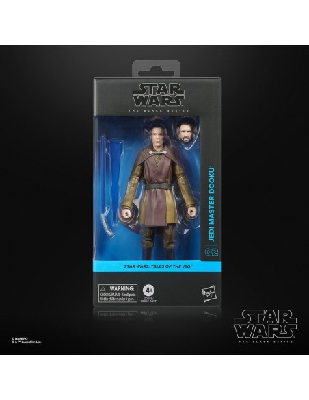 Figura hasbro star wars tales of jedi the black series jedi master dooku Figura hasbro star wars tales of jedi the black series jedi master dooku