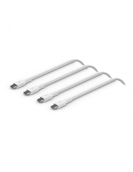 Cable usb tipo c belkin 1m - macho - macho - blanco 2 unidades