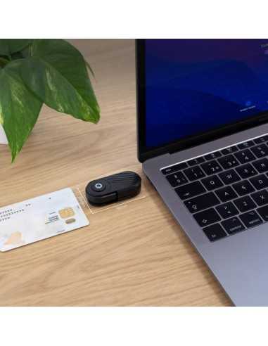 Lector dni usb tipo c tooq tqr - 3011b
