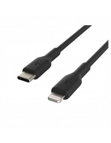 Cable lightning a usb tipo c belkin 2m - macho - macho - negro - trenzado