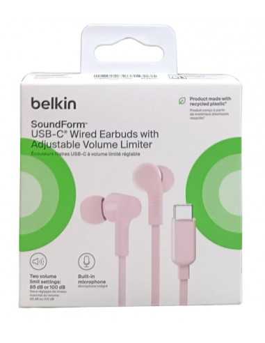 Auriculares belkin g3h0002hqpkv2 rosa