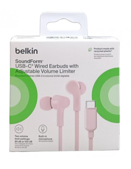 Auriculares belkin g3h0002hqpkv2 rosa