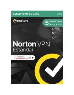 Vpn norton vpn standard es 1 usuario 5 dispositivos 1 año esd electronica