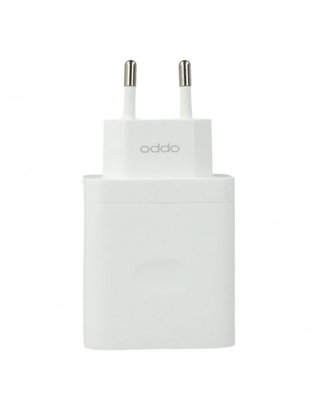 Cargador oppo supervooc 33w usb tipo a blanco