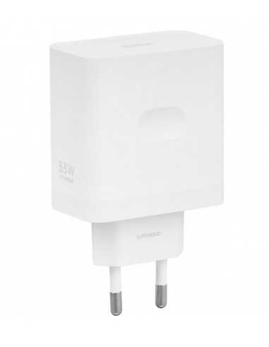 Cargador oppo supervooc 33w usb tipo a blanco