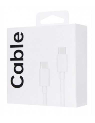 Cable usb tipo c oppo 1m - macho - macho - blanco