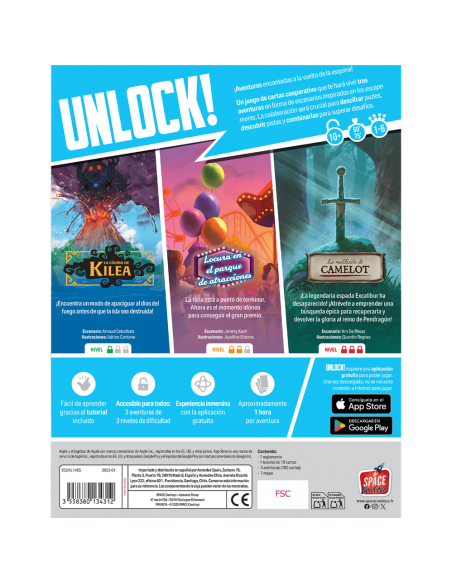 Juego de mesa unclock! enchanted adventures Juego de mesa unclock! enchanted adventures
