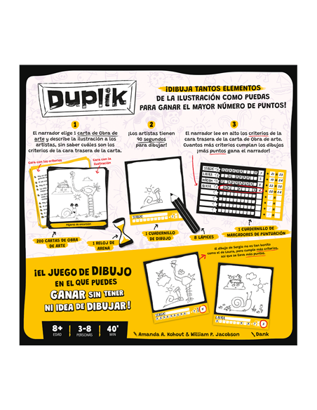Juego de mesa duplik Juego de mesa duplik