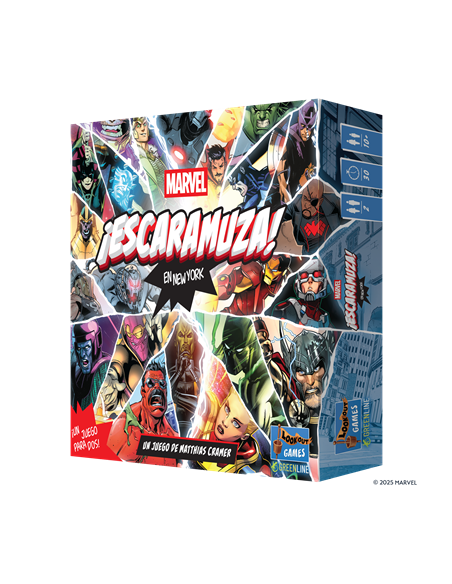 Juego de mesa marvel ¡escaramuza! en new york