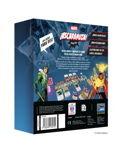 Juego de mesa marvel ¡escaramuza! en new york