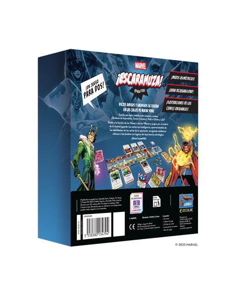 Juego de mesa marvel ¡escaramuza! en new york Juego de mesa marvel ¡escaramuza! en new york